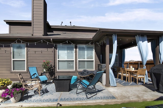 1753 Rio Penasco Rd, Fort Worth, TX 76052 - view of patio / terrace featuring outdoor dining space