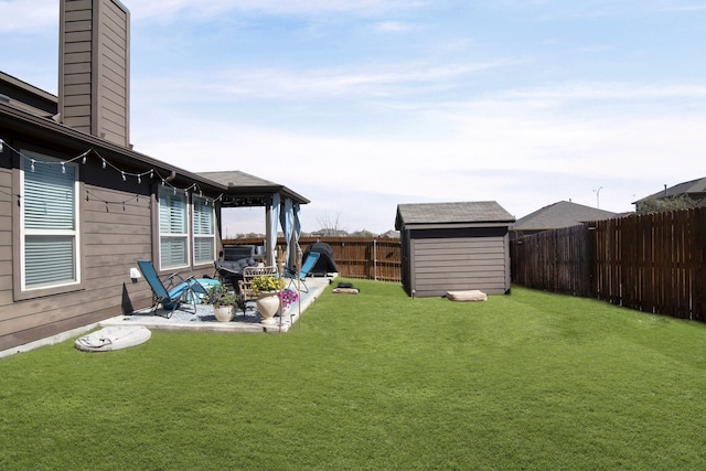 1753 Rio Penasco Rd, Fort Worth, TX 76052 - fenced backyard featuring a patio and a shed