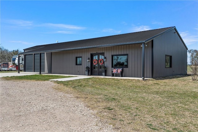 view of outbuilding featuring driveway