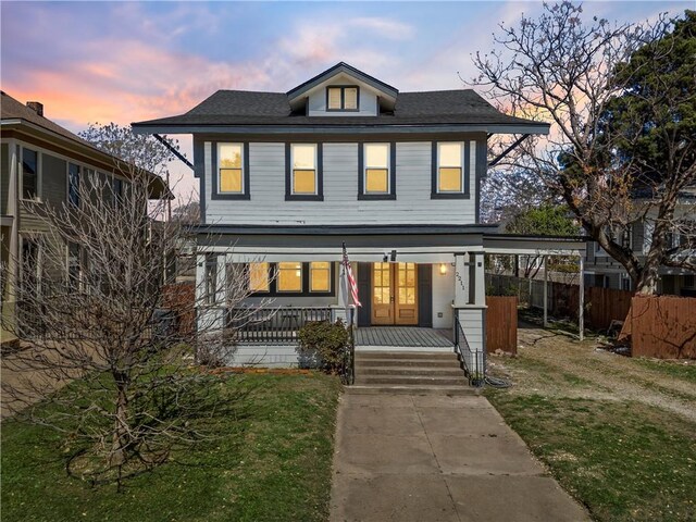 2211 Morrow Ave, Waco, TX 76707 - traditional style home with covered porch