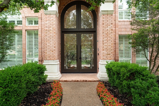 7607 Monticello Pkwy, Colleyville, TX 76034 - property entrance with french doors and brick siding