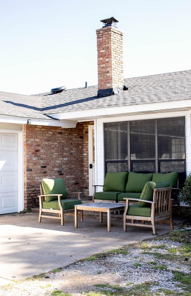 5204 Mansfield Rd, Arlington, TX 76017 - view of patio / terrace featuring an outdoor hangout area
