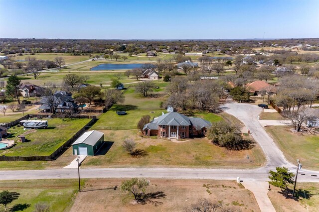 2212 Summit Dr, Burleson, TX 76028 - bird's eye view of a large body of water