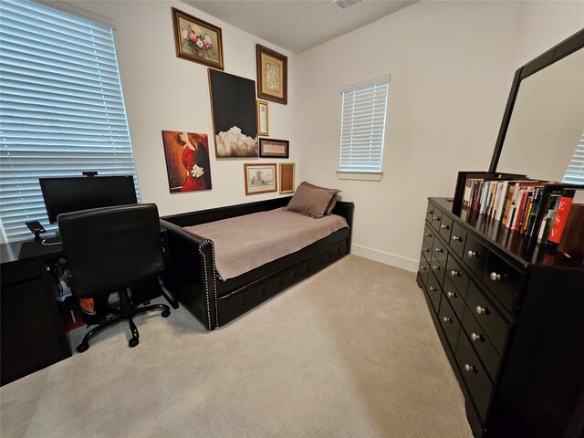 2856 Chester Dr, Celina, TX 75009 - bedroom featuring baseboards, carpet floors, and visible vents
