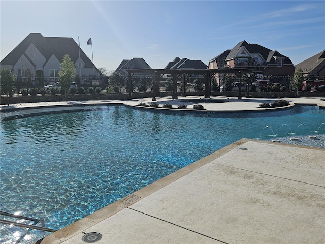 2856 Chester Dr, Celina, TX 75009 - pool with fence and a patio area