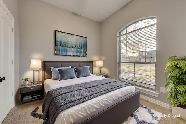 bedroom with baseboards