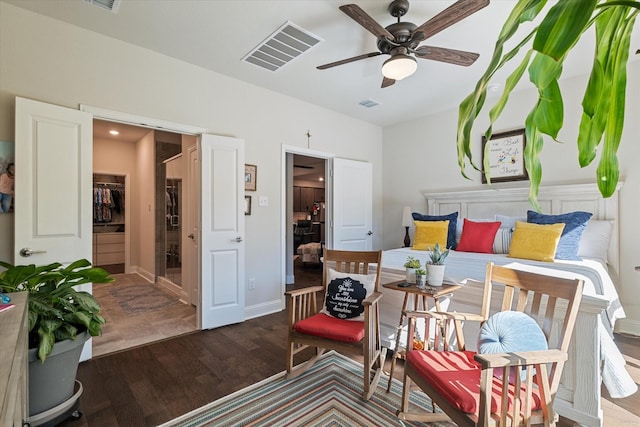113 Glenwood Dr, Oak Point, TX 75068 - sitting room with wood finished floors and a ceiling fan