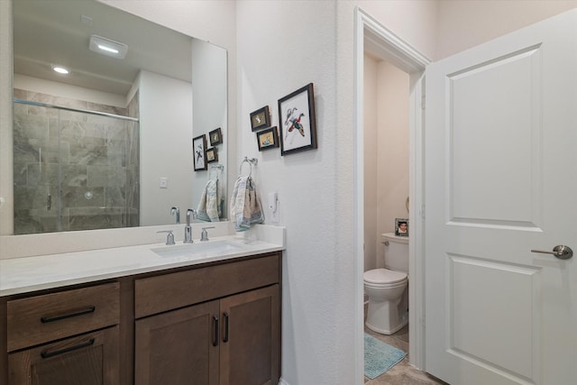113 Glenwood Dr, Oak Point, TX 75068 - full bathroom featuring vanity and a stall shower