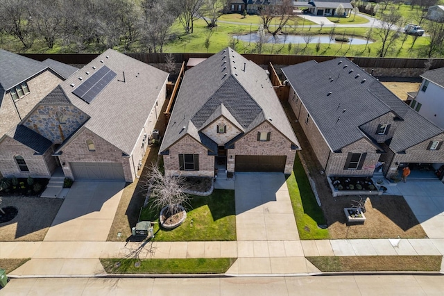 113 Glenwood Dr, Oak Point, TX 75068 - aerial view of residential area featuring a nearby body of water