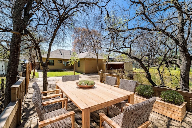 4512 Fletcher Ave, Fort Worth, TX 76107 - view of patio featuring outdoor dining space