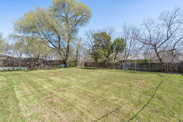7918 Racine Dr, Dallas, TX 75232 - view of yard with a fenced backyard