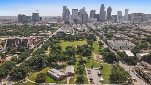 3105 San Jacinto St Unit 304, Dallas, TX 75204 - aerial view of city skyline