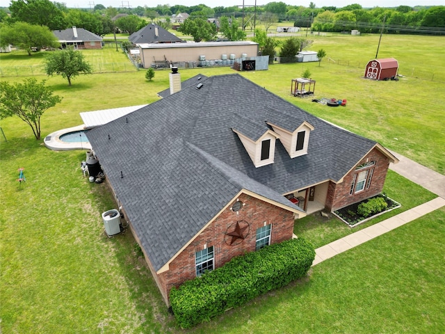 112 Robert Cir, Red Oak, TX 75154 - aerial view