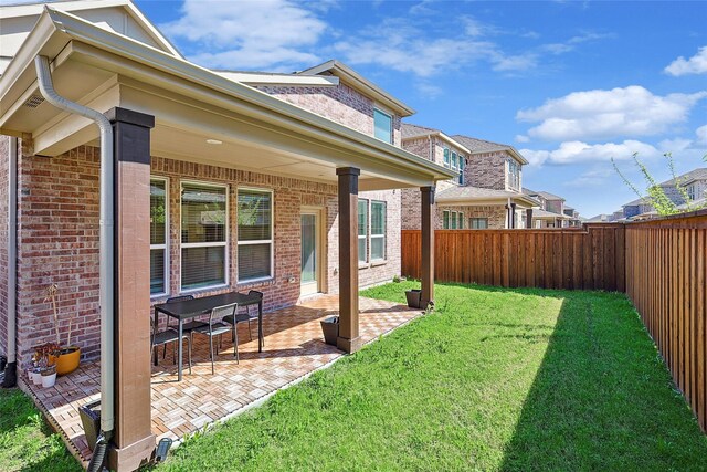 262 Jones St, Irving, TX 75063 - view of yard with a patio area