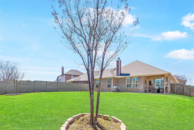 108 Oakmont Dr, Argyle, TX 76226 - view of yard featuring a fenced backyard
