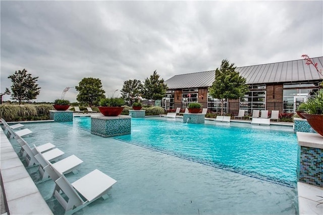 108 Oakmont Dr, Argyle, TX 76226 - pool with a patio and fence