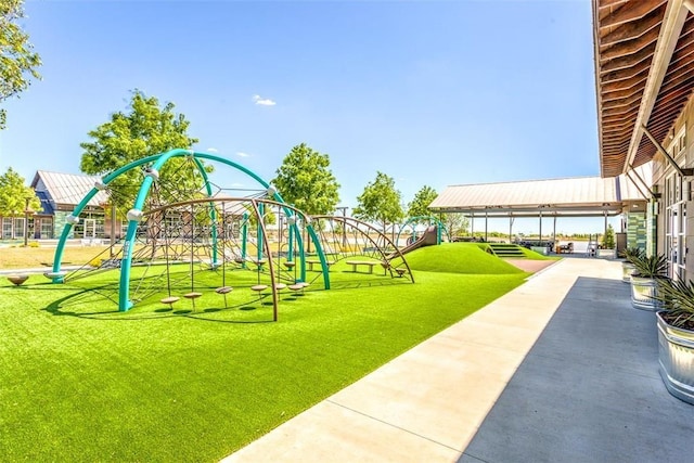 108 Oakmont Dr, Argyle, TX 76226 - community playground featuring a lawn