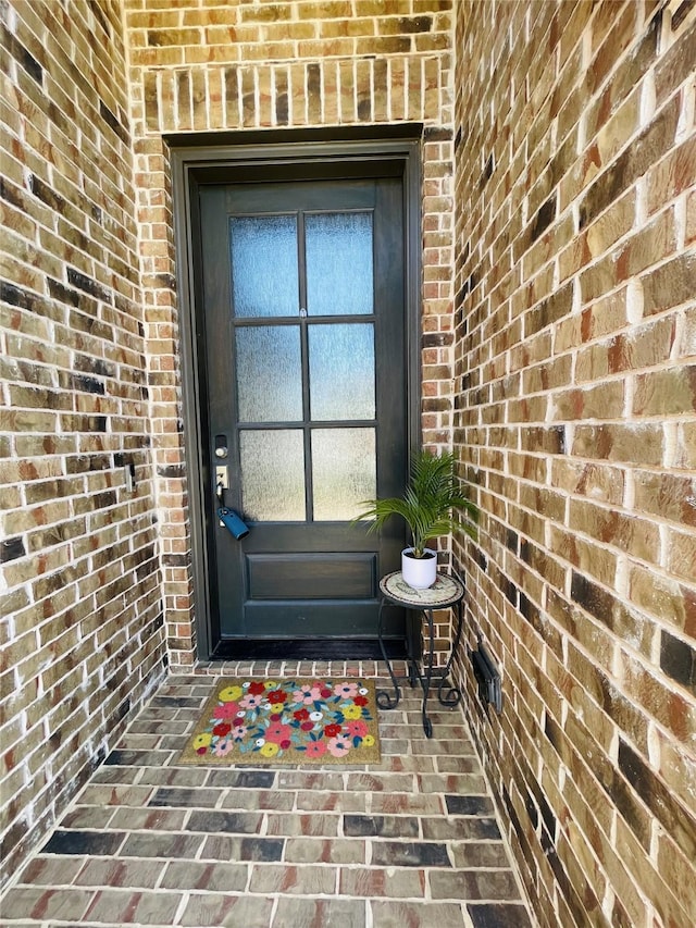 9600 Blue Stem Ln, Little Elm, TX 75068 - view of exterior entry with brick siding