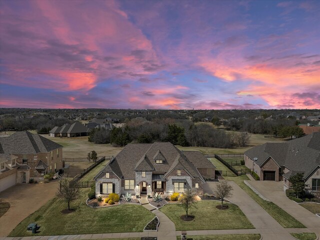 1904 Kings Pass, Heath, TX 75032 - aerial view with golf course view and a residential view