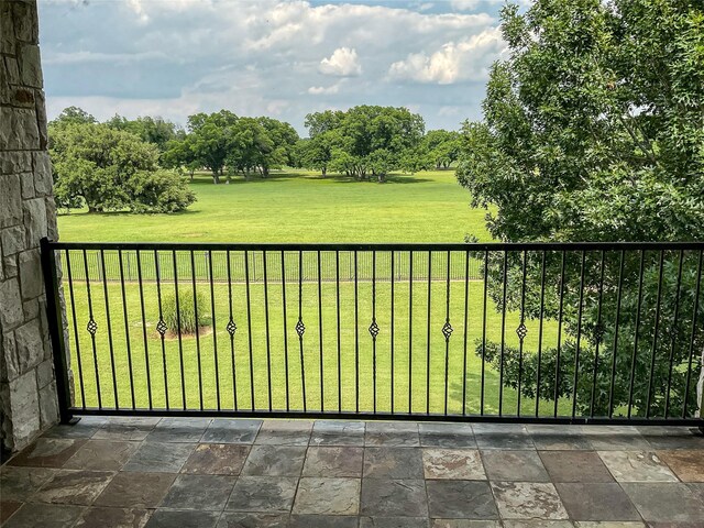 gate with a lawn