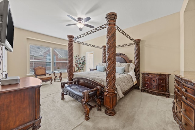 1192 Oak Hill Ln, Murphy, TX 75094 - bedroom featuring light colored carpet and a ceiling fan