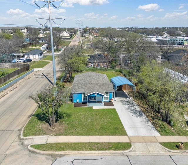 5536 Goodman Ave, Fort Worth, TX 76107 - aerial perspective of suburban area
