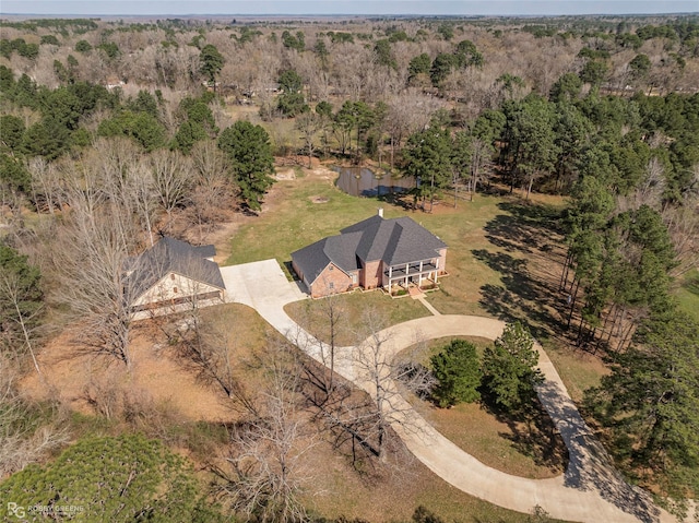 1530 Bellevue Rd, Haughton, LA 71037 - aerial view of property and surrounding area