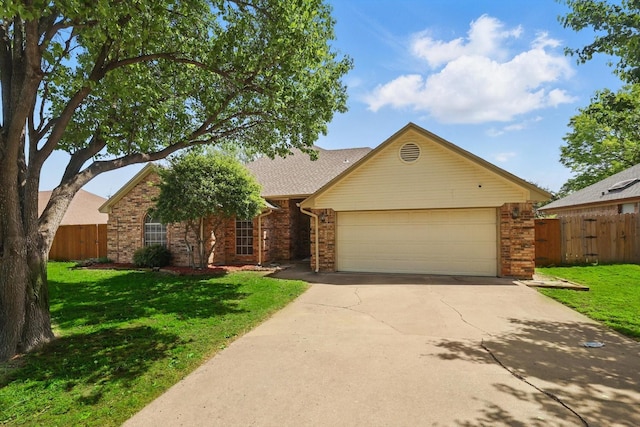 7732 Sagebrush Ct N, North Richland Hills, TX 76182 - view of front of house featuring brick siding, a garage, driveway, and roof with shingles