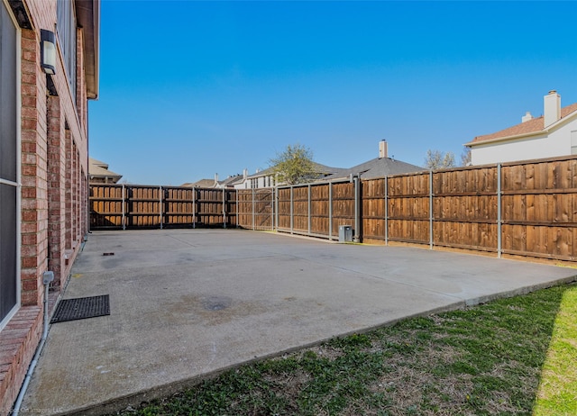 view of patio / terrace featuring a fenced backyard