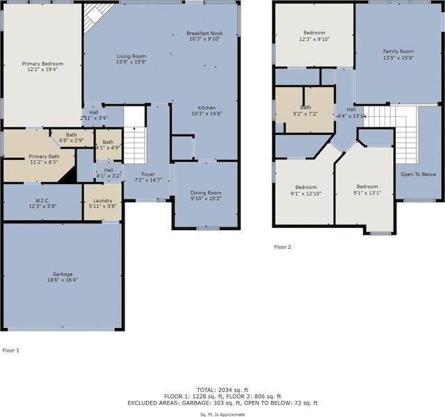1209 Kachina Ln, Fort Worth, TX 76052 - room layout