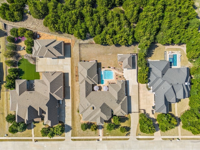 504 Shadow Wood Ln, Heath, TX 75032 - aerial view of a pool