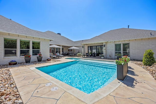 504 Shadow Wood Ln, Heath, TX 75032 - outdoor pool with a patio area