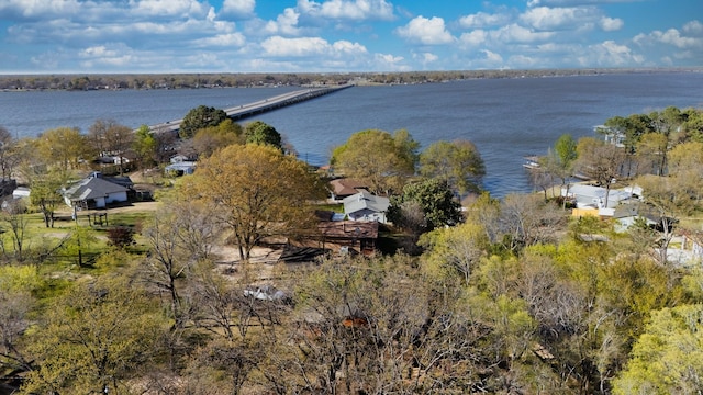 104 Henderson Harbor Cir, Payne Springs, TX 75156 - aerial overview of property's location with a large body of water