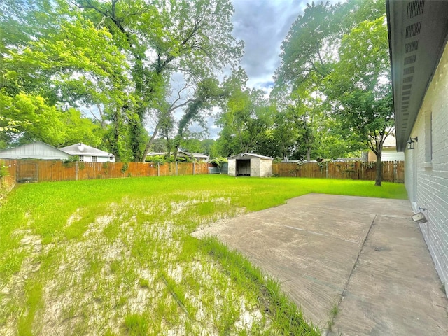 1505 W Collin, Corsicana, TX 75110 - view of yard featuring an outdoor structure and a patio area