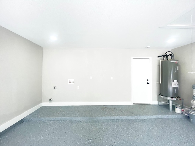 1505 W Collin, Corsicana, TX 75110 - garage with electric water heater and baseboards