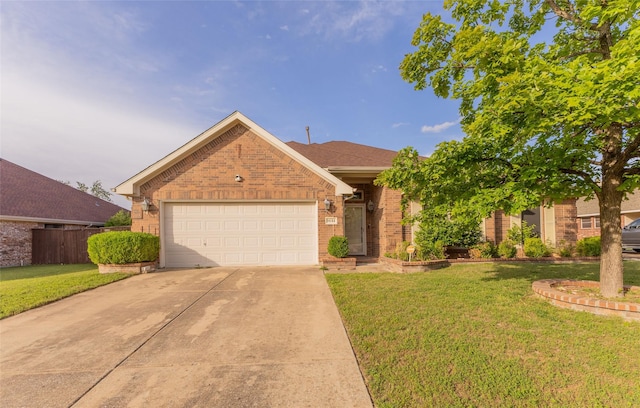 1032 Bending Oak Dr, Cedar Hill, TX 75104 - view of front of property with brick siding, an attached garage, and driveway
