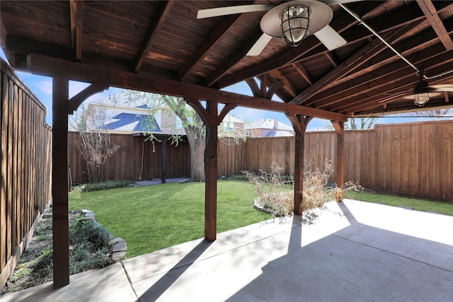 11279 Snyder Dr, Frisco, TX 75035 - view of patio with ceiling fan