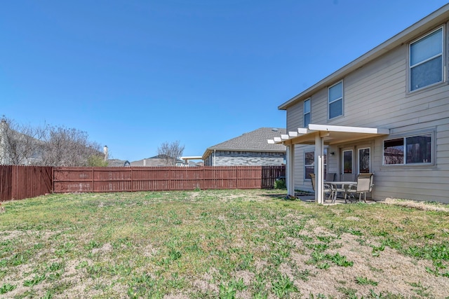 8529 Star Thistle Dr, Fort Worth, TX 76179 - view of yard with a patio and a fenced backyard
