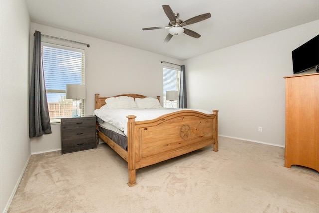 2015 Brenham Dr, Forney, TX 75126 - bedroom with light carpet, baseboards, and multiple windows