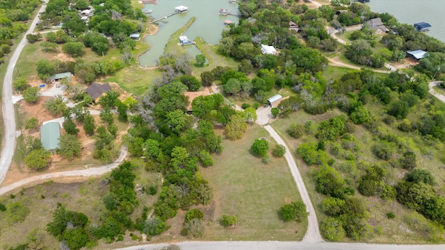 251 Dunn Dr, Palo Pinto, TX 76484 - aerial view of property's location featuring a nearby body of water