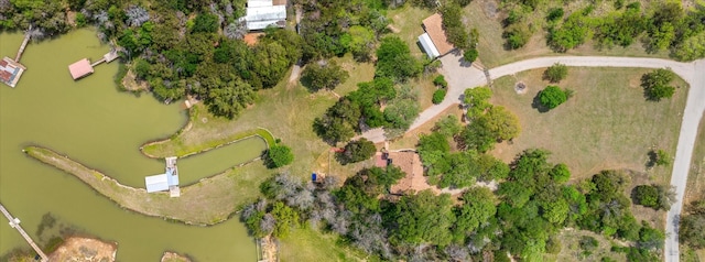 251 Dunn Dr, Palo Pinto, TX 76484 - bird's eye view of a large body of water