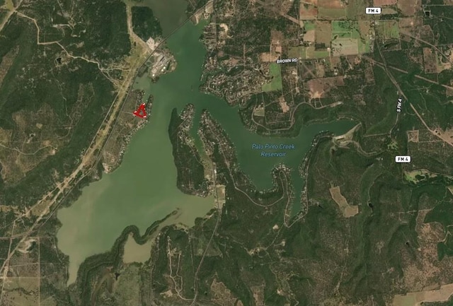 251 Dunn Dr, Palo Pinto, TX 76484 - aerial overview of property's location