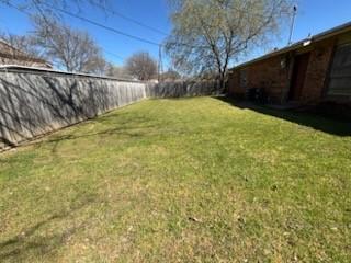 128 W Way Dr, Allen, TX 75002 - view of yard featuring a fenced backyard