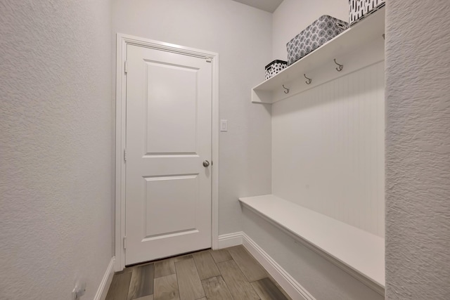 304 Welch Folly Ln, Aledo, TX 76008 - mudroom featuring wood finished floors and baseboards