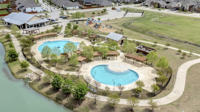 304 Welch Folly Ln, Aledo, TX 76008 - view of property location featuring a pool area and nearby suburban area