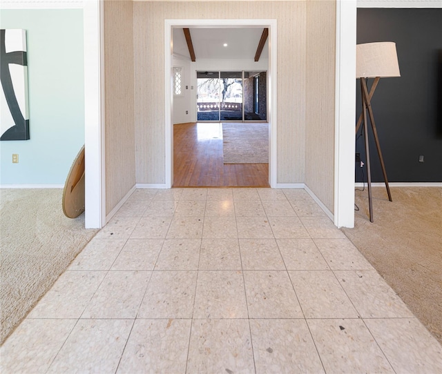 4379 Capra Way, Benbrook, TX 76126 - corridor featuring carpet flooring and baseboards
