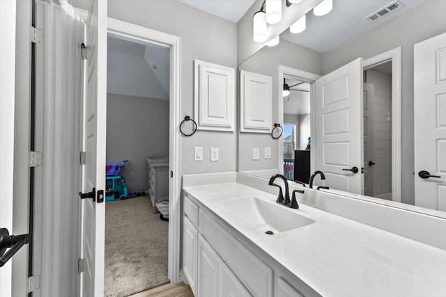 1261 Duke Dr, Prosper, TX 75078 - bathroom featuring vanity and visible vents