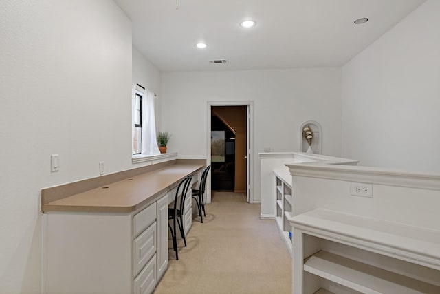 6004 Blossom Ct, Mckinney, TX 75072 - office area with light colored carpet and recessed lighting