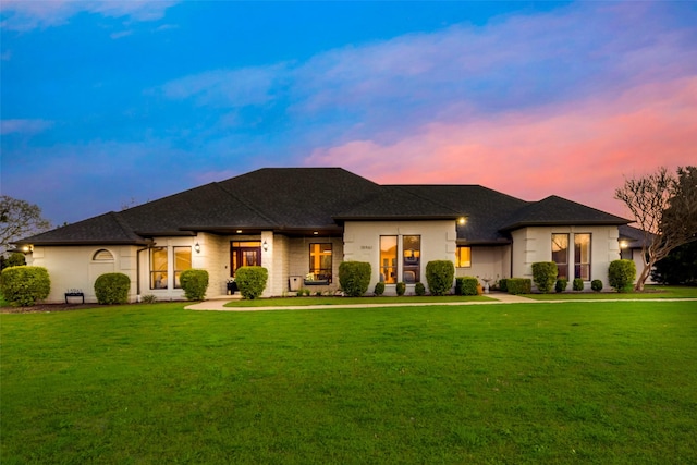 15961 Custer Trl, Frisco, TX 75035 - view of front of house with a lawn