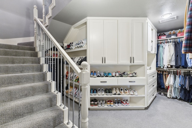 15961 Custer Trl, Frisco, TX 75035 - stairs featuring carpet